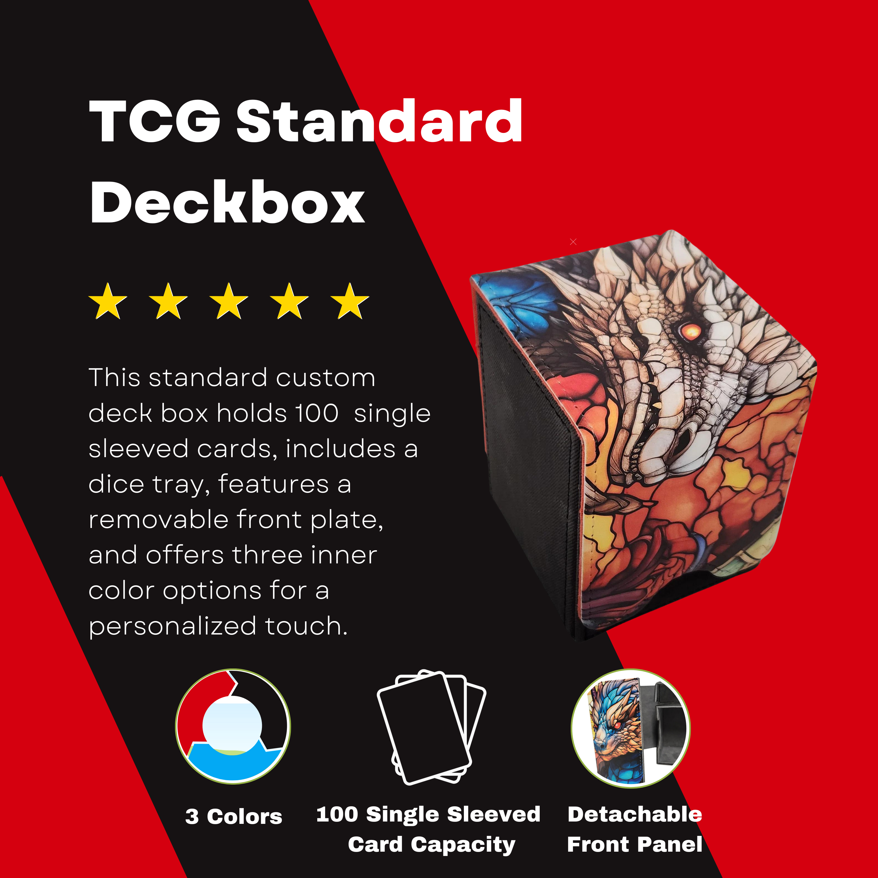 Custom Standard Deck Box Playmat World Custom Standard Deck Box Playmat World