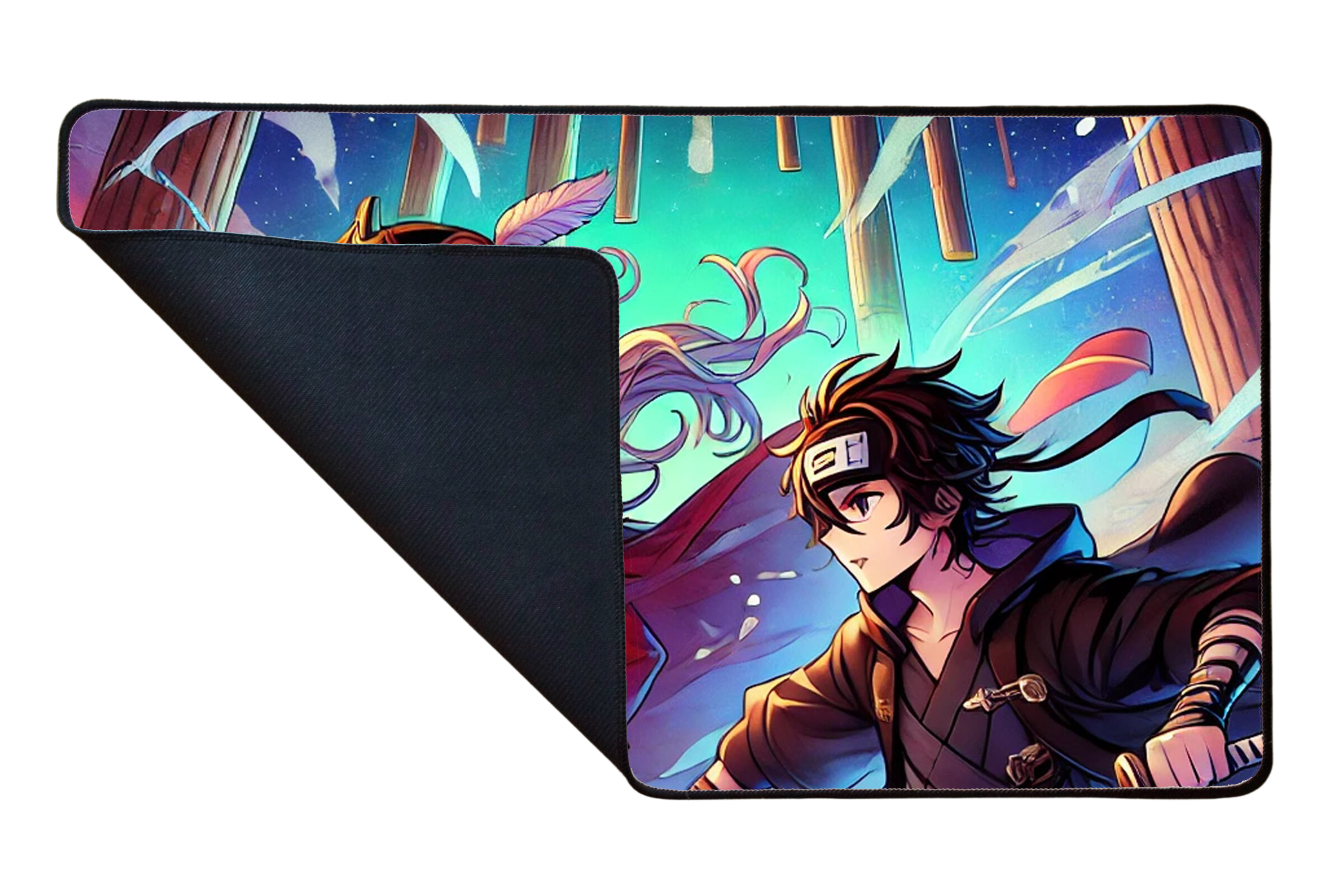 TCG Standard Custom Playmat (24" x 14") - Black Stitch