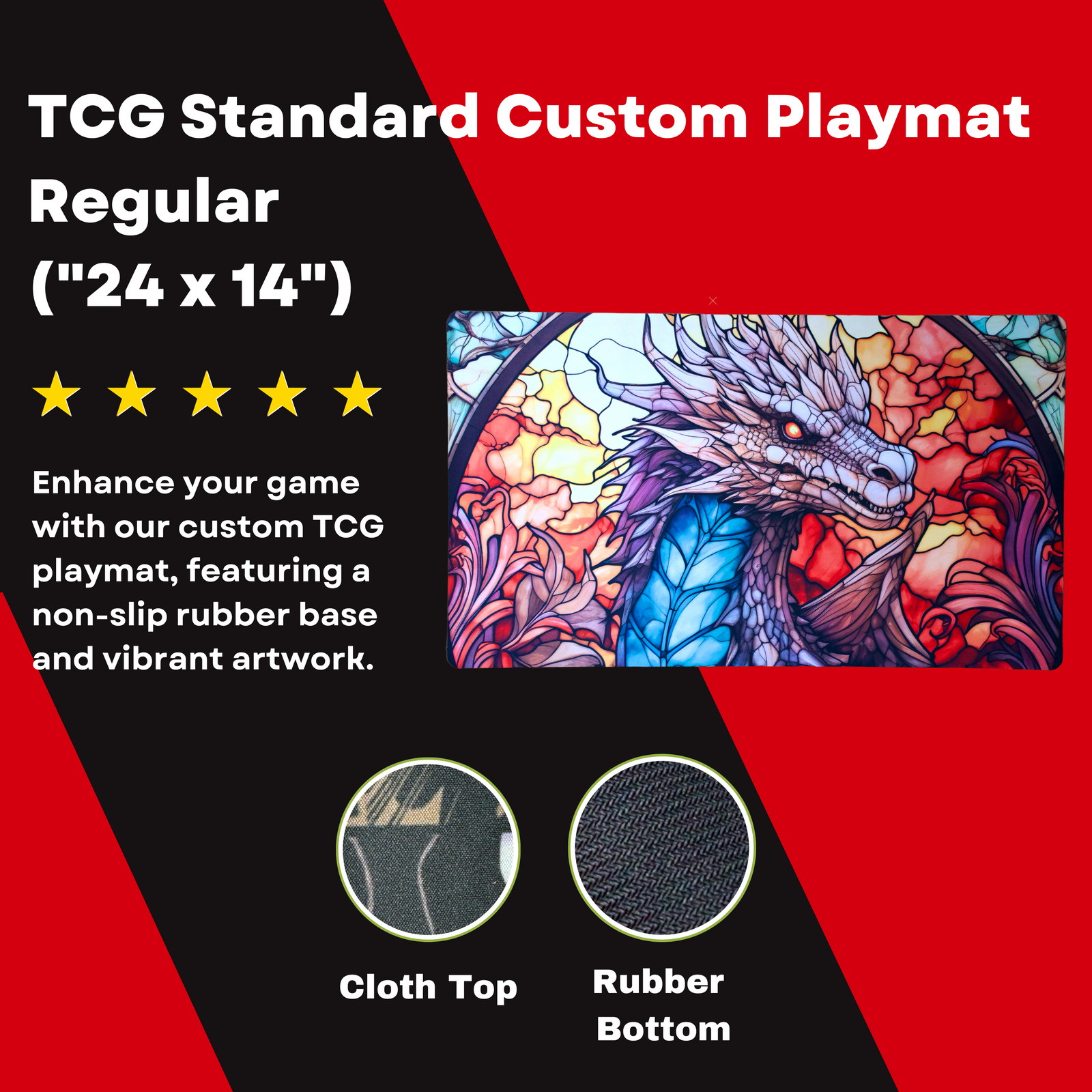 TCG Standard Custom Playmat (24