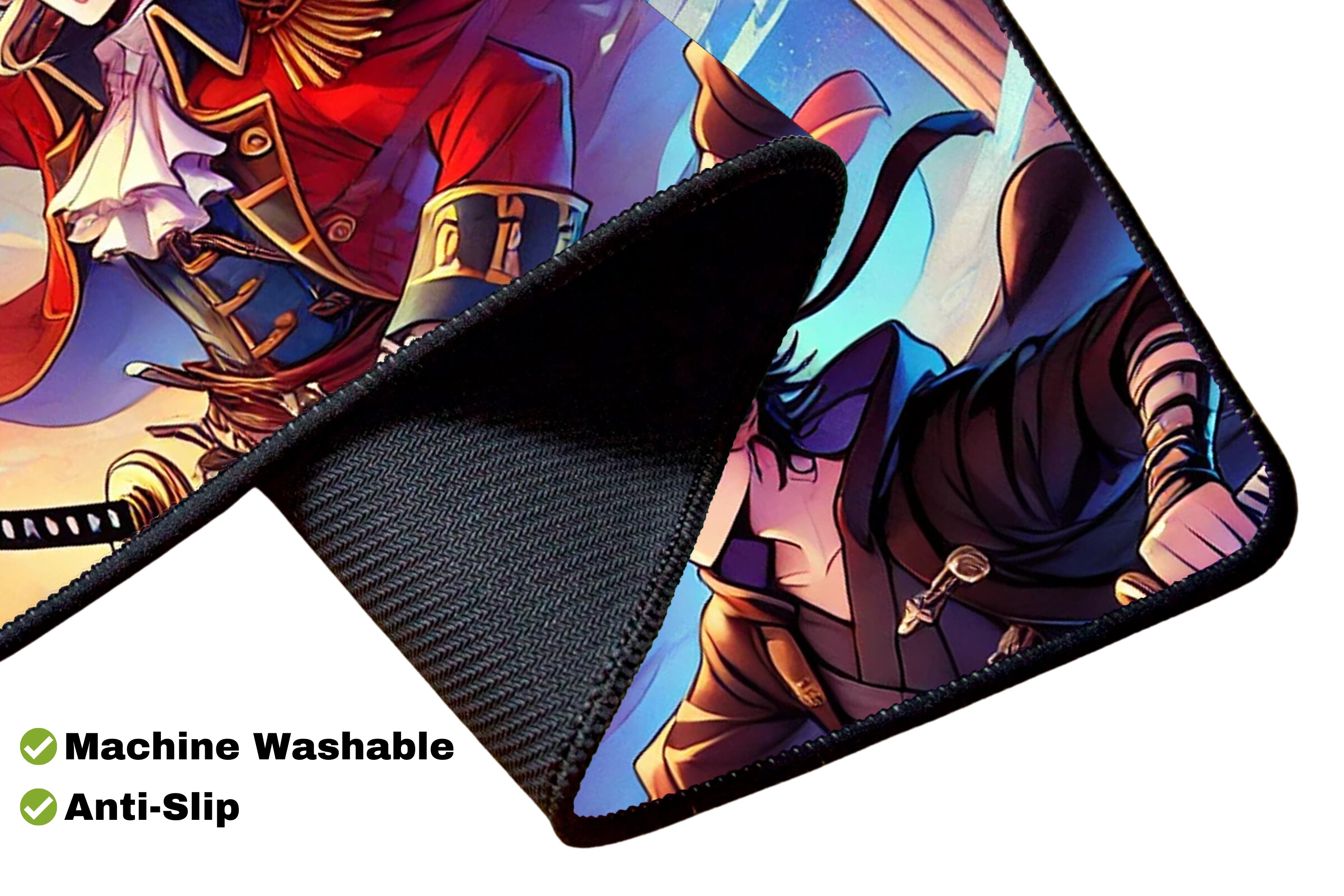 TCG Standard Custom Playmat (24" x 14") - Cloth Black Stitch