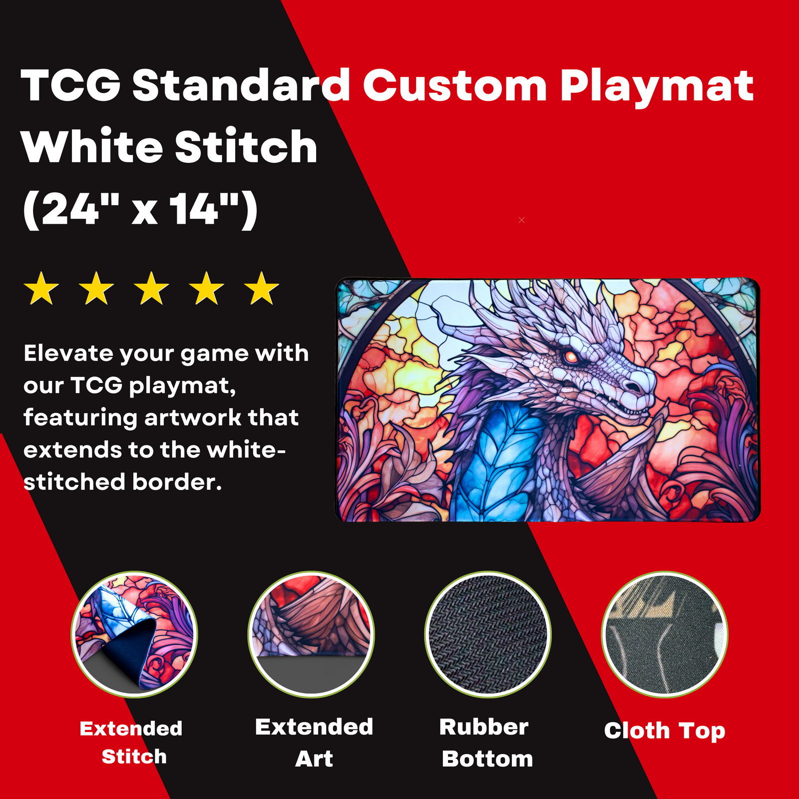 TCG Standard Custom Playmat (24